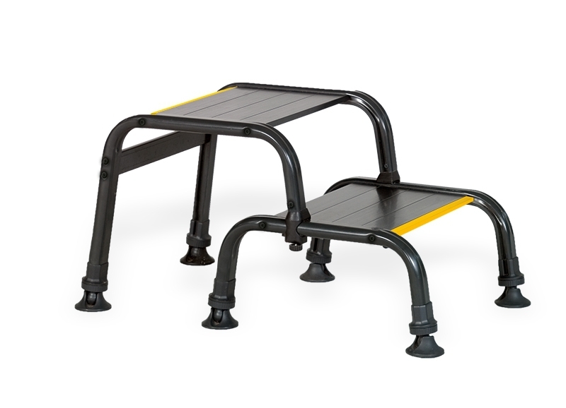 Doppeltrittstufe, Aluminium, belastbar bis 200kg