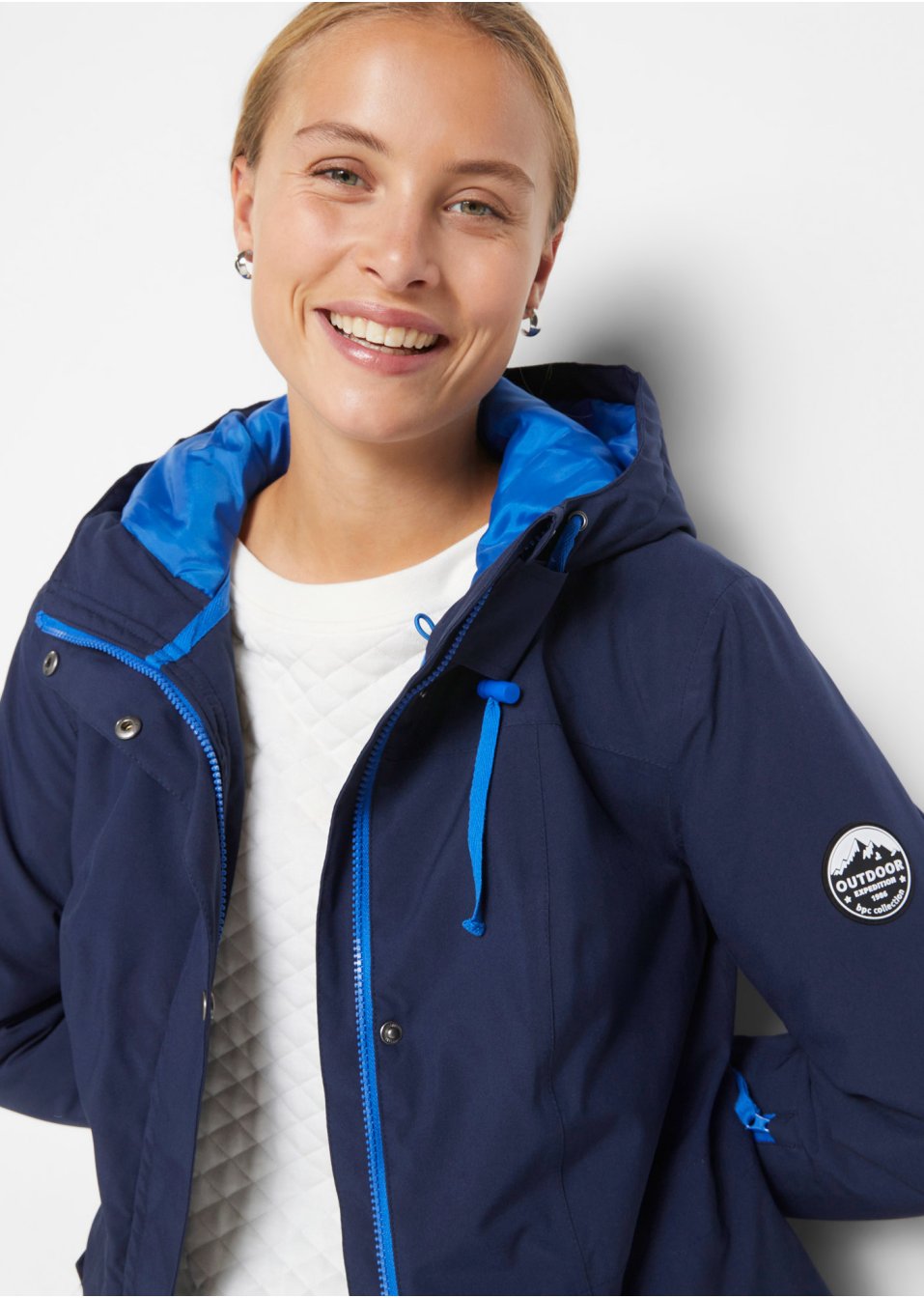 Parka fonctionnelle avec capuche en polyester recyclé
