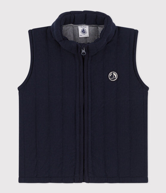 Veste sans manche en tubique matelassé bébé