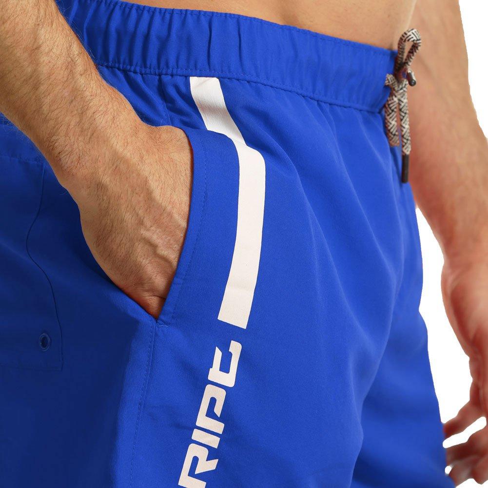 Ript Essentials Verticle Stripe Swimming Trunks Mens