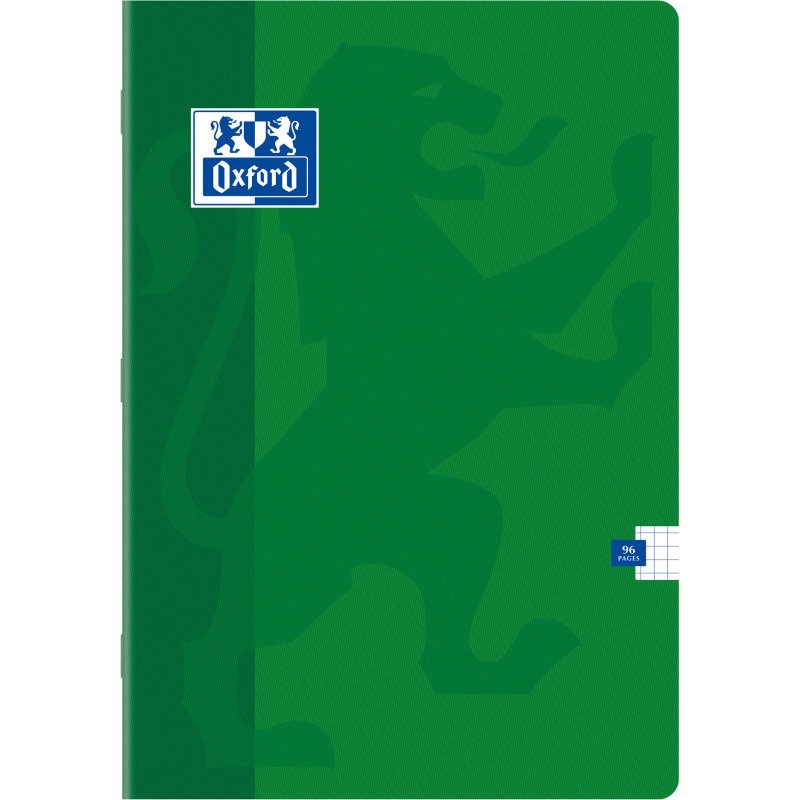 Cahier classique Oxford A4 assorti - 5 x 5 - 96 pages