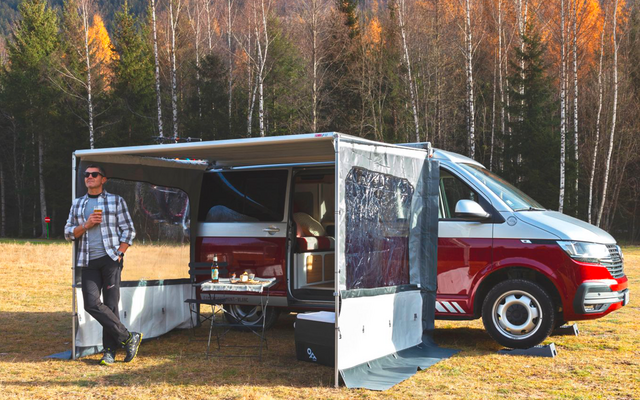 Fiamma Side W Pro Seitenteil / Seitlicher Abschluss für Markise Höhe 180–200 cm