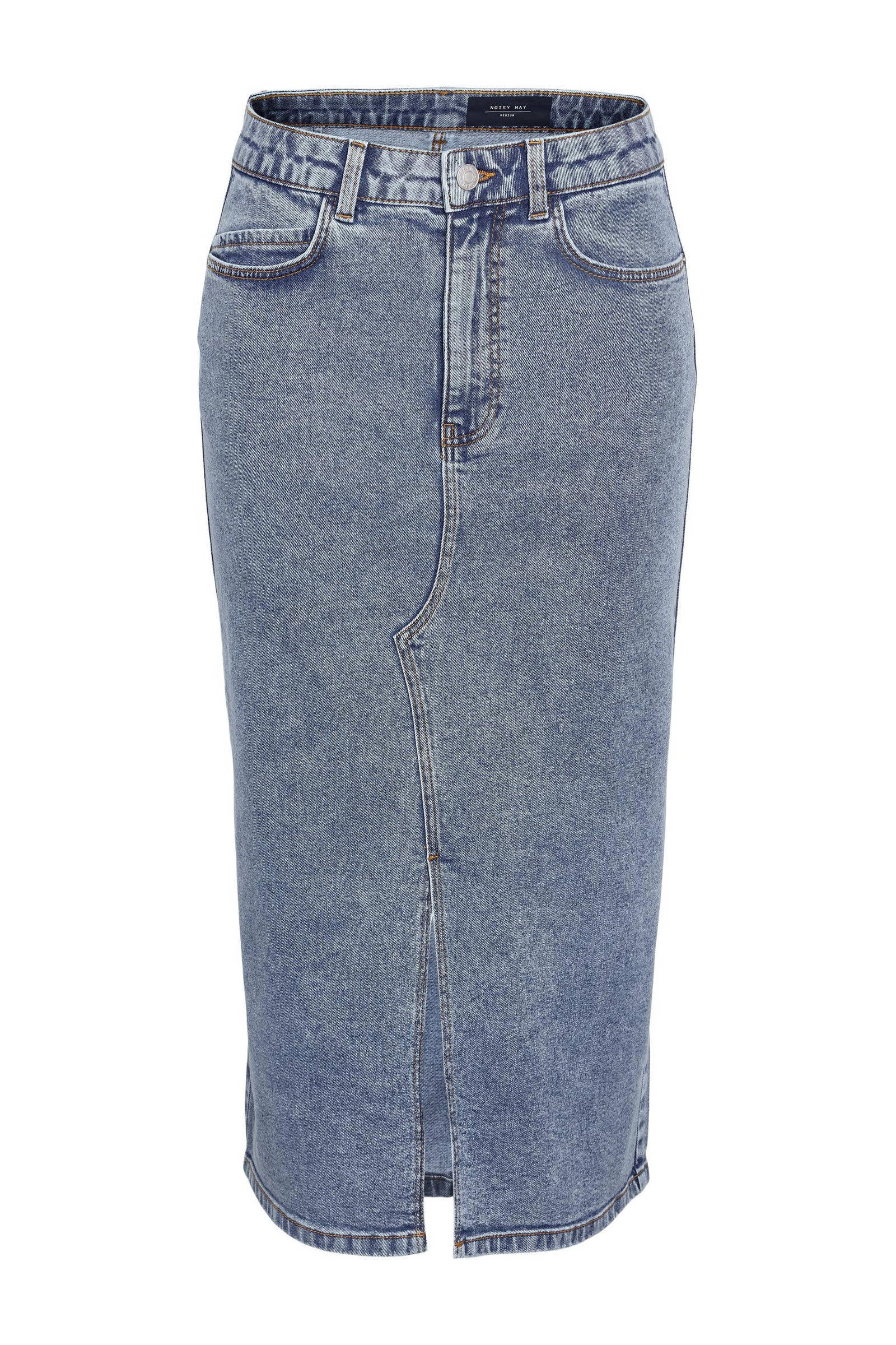 NOISY MAY spijkerrok NMKATH medium blue denim