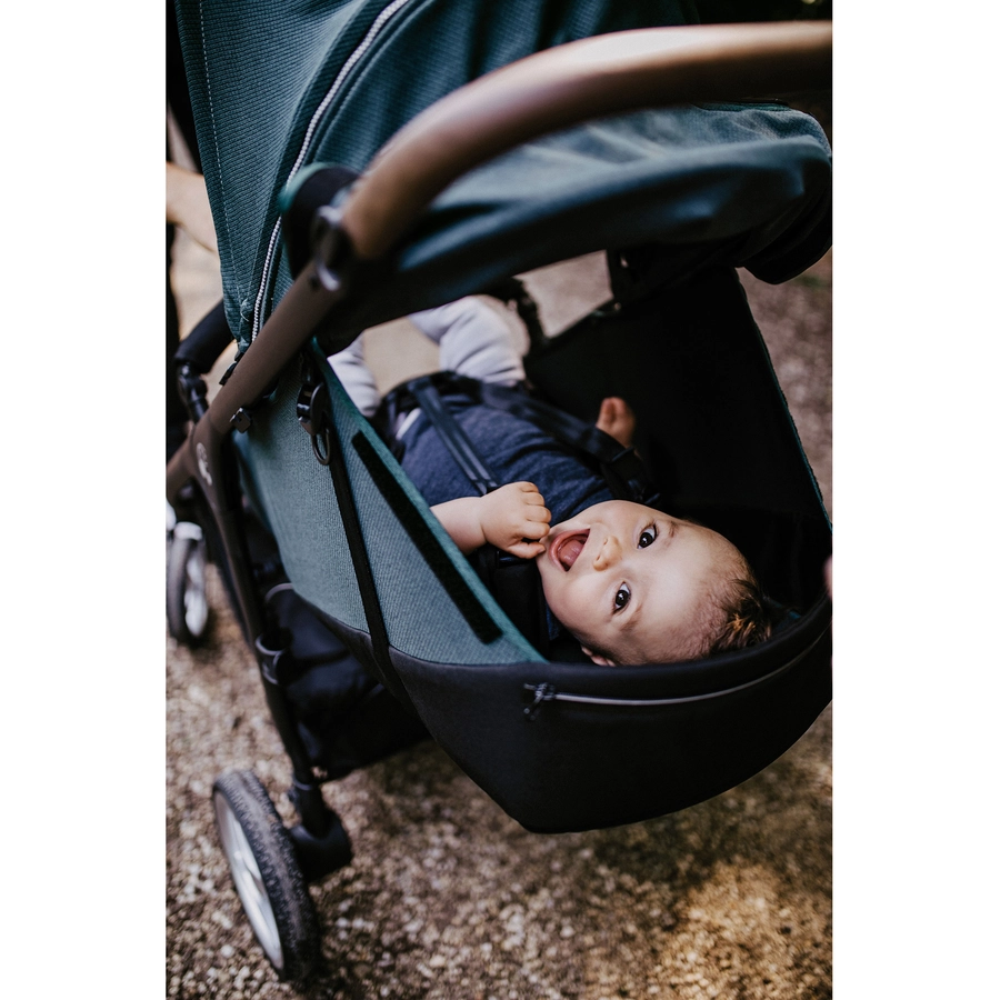 GESSLEIN Buggy SMILOO Happy+ blackcognac steel grey