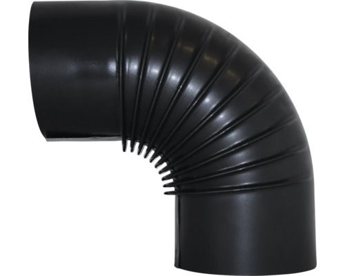 Kachelpijpbocht 90° Ø100 mm geblauwd