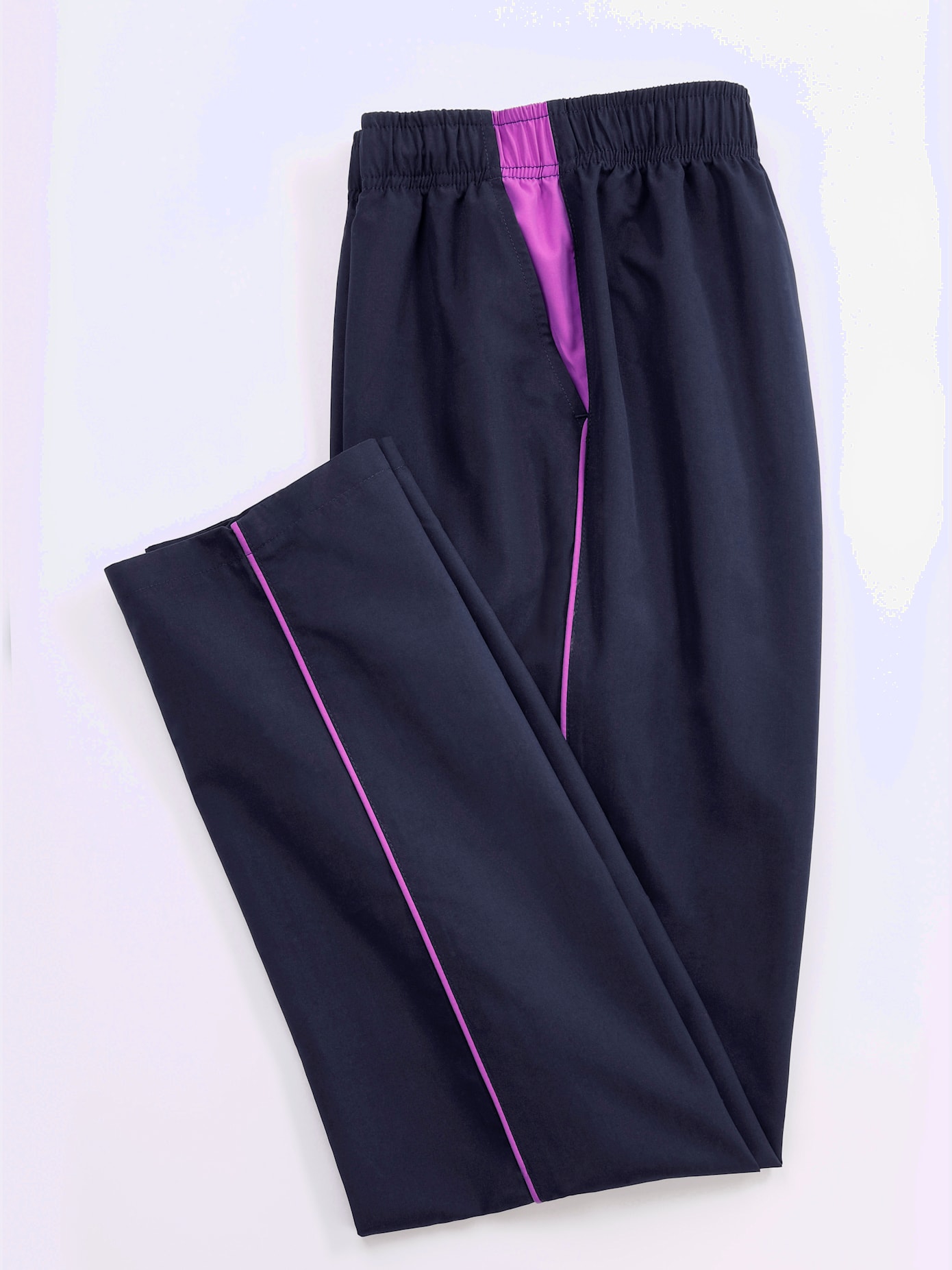 Pantalon de loisirs empiècements latéraux contrastés