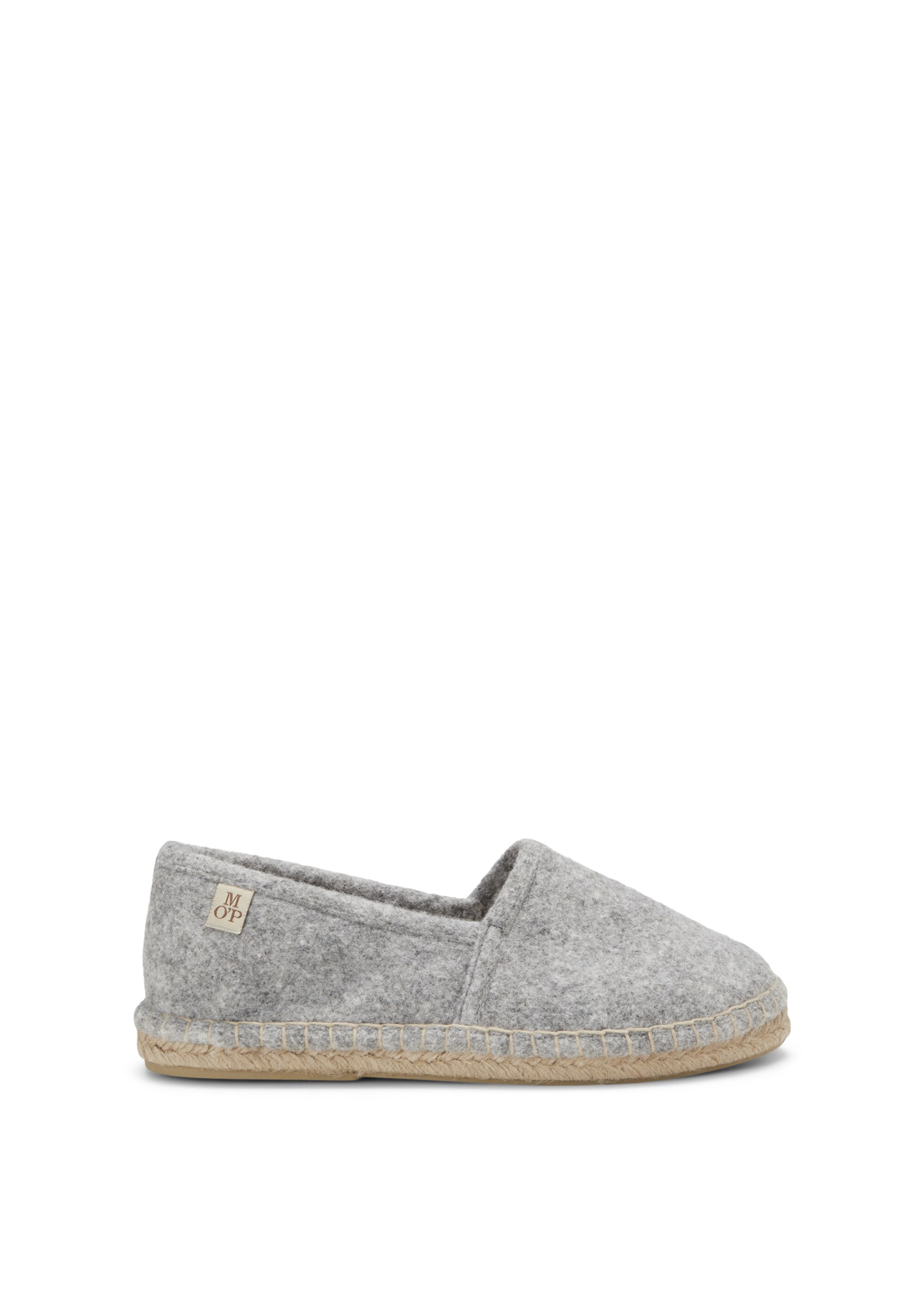 Espadrilles-Hausschuhe mit flauschigem Kunstfell