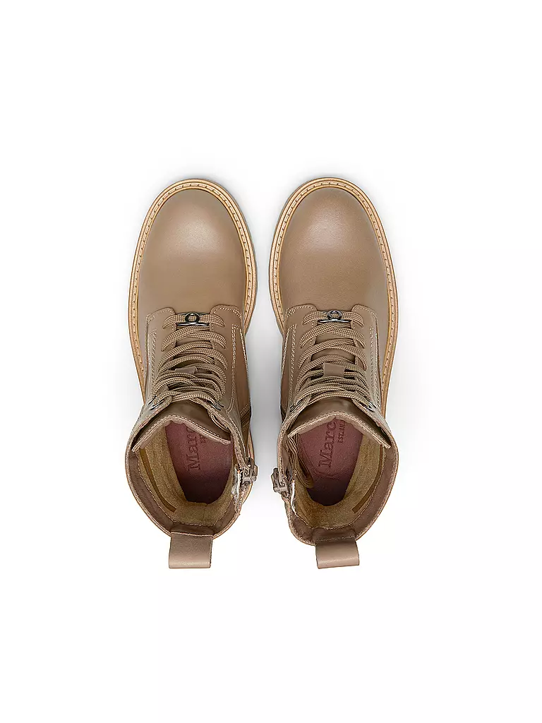 MARC O'POLO Schnürboots hellbraun