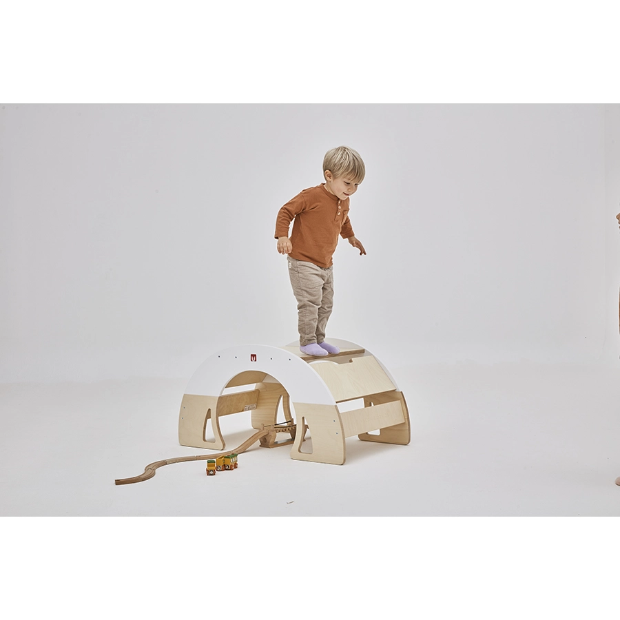 Bianconiglio Kids® Wipptisch DONDO multifunktional weißnatur