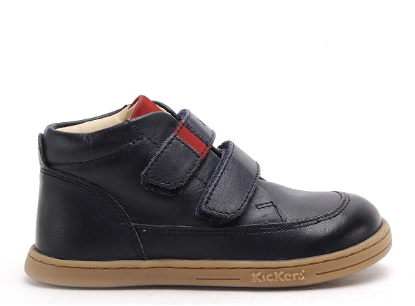 Kickers boots bottine enfant tractok bleu
