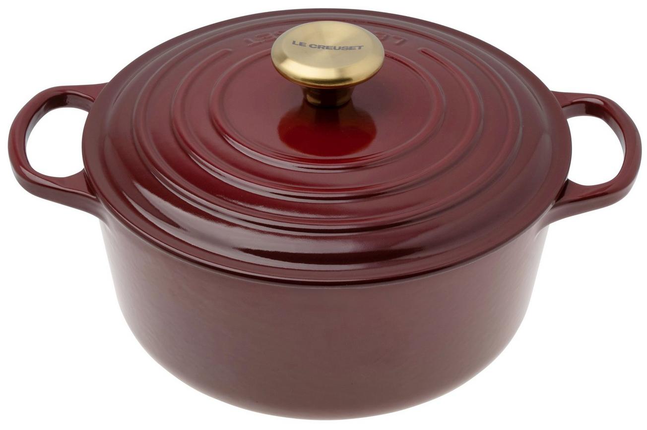 Le Creuset Signature 21177249494441 Garnet, braadpan/cocotte, 24 cm, 4,2L