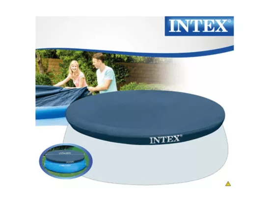 Intex bâche protection pour piscine autoportante 3m96