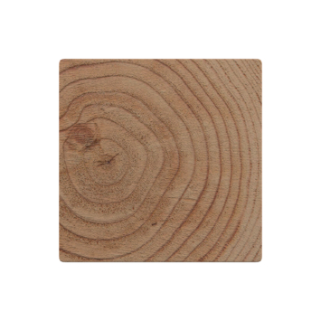 Tuinpaal vierkant Douglas hout geschaafd 8,5 x 8,5 x 300 cm