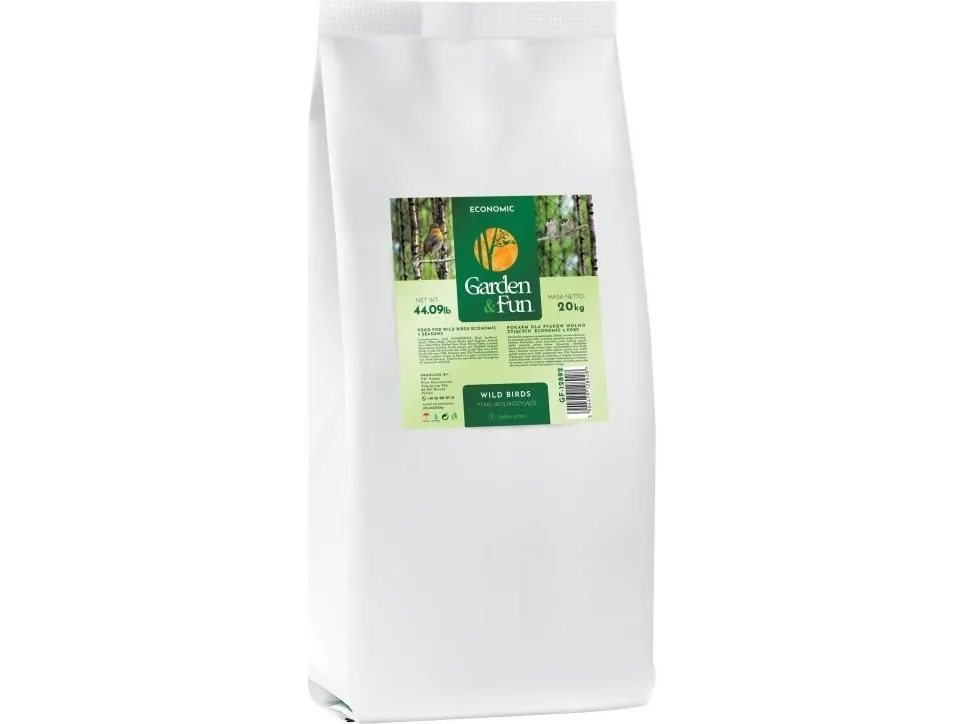 Garden&Fun Fritlevende fuglefoder economic - 4 sæsoner 20 kg