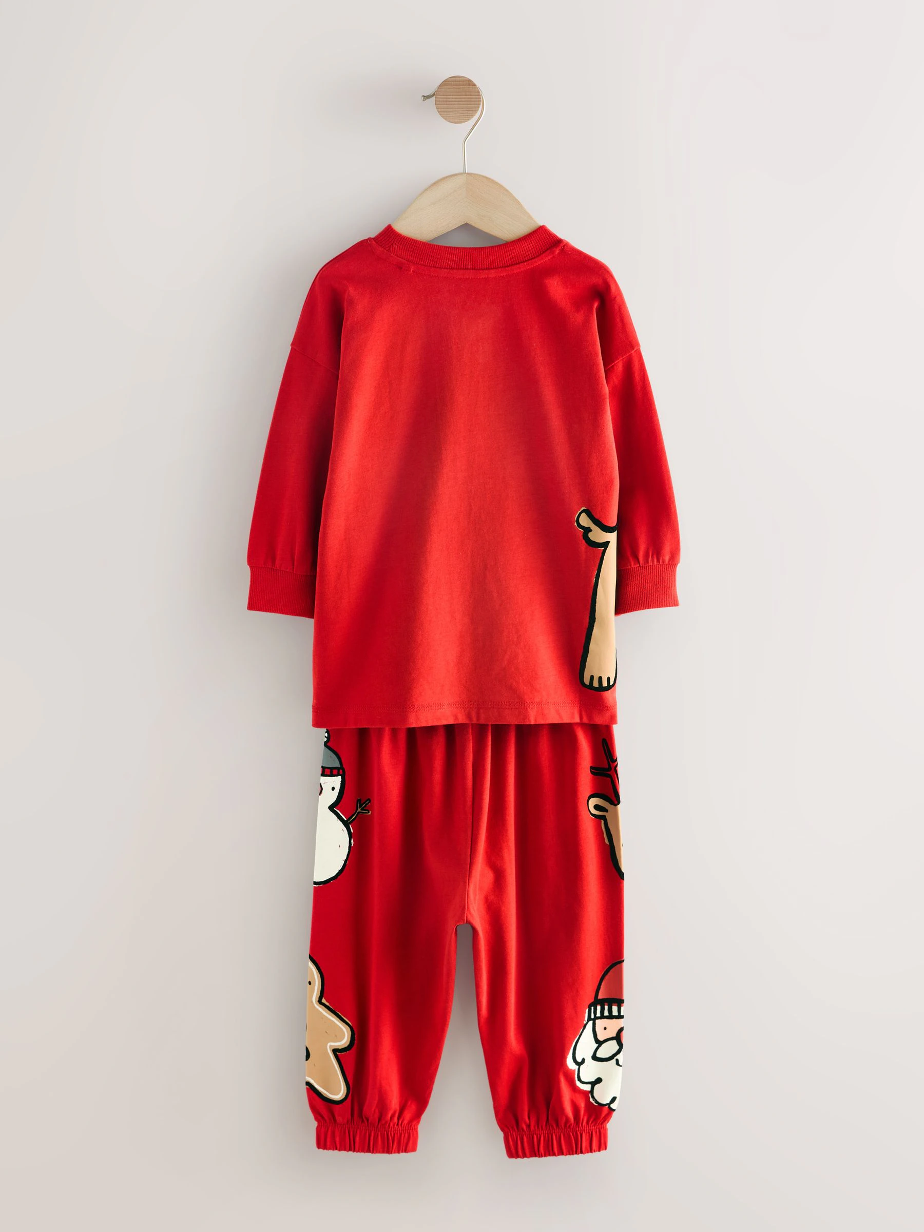 Rood rendier - Enkele kerstpyjama (9mnd-10jr)