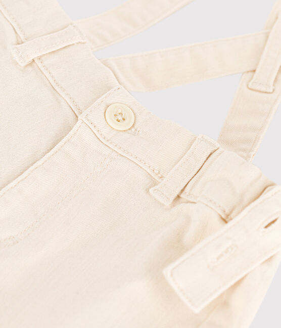 Short à bretelles bébé en denim