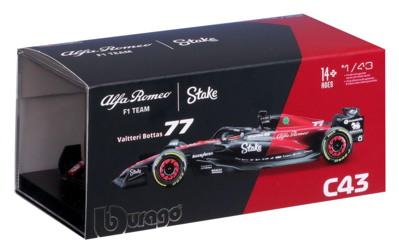 Alfa Romeo F1 Team Stake C43 Bottas 2023 1:43Sammlermodell im Massstab 1:43