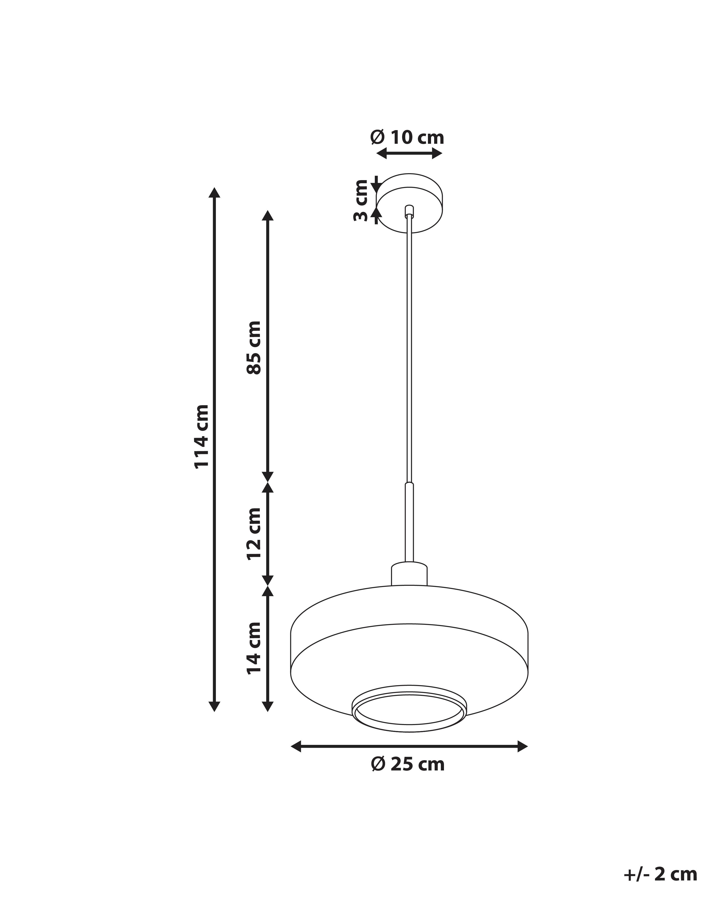 Hanglamp PIRRIS Glas Transparant