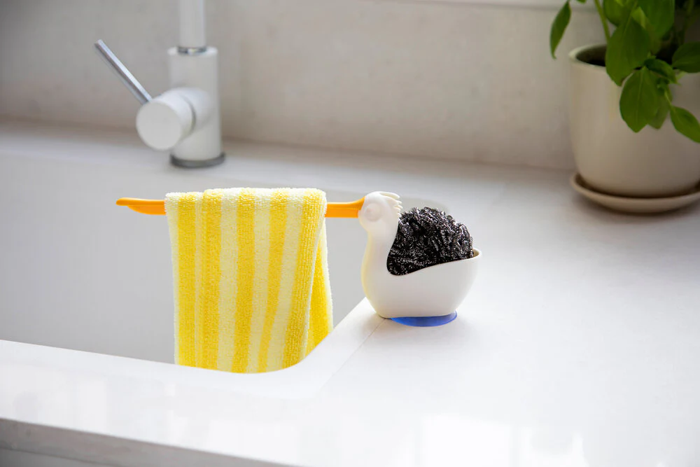 Peleg Design  Pelix holder til svamp og klud - hvid
