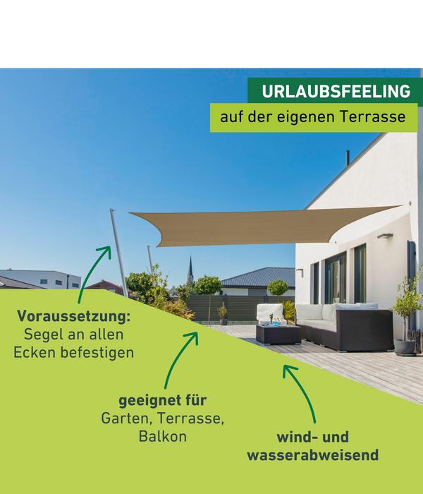 Windhager Sonnensegel Cannes, rechteckig, ca.
