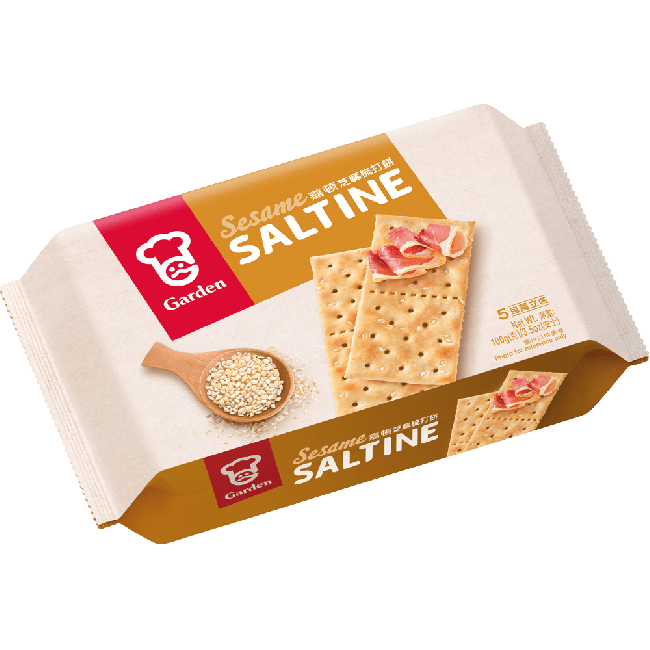 Garden Saltine Crackers met Sesam 100g