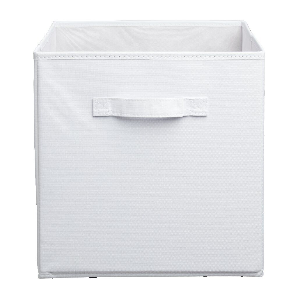 Panière Box Cube 31x31x31cm blanc