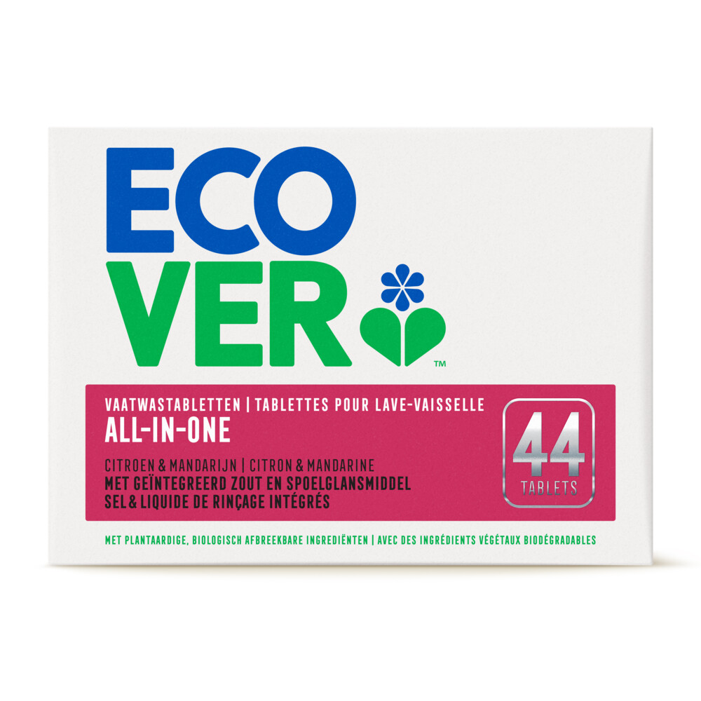 Ecover Vaatwastabletten All-in-One44 stuks