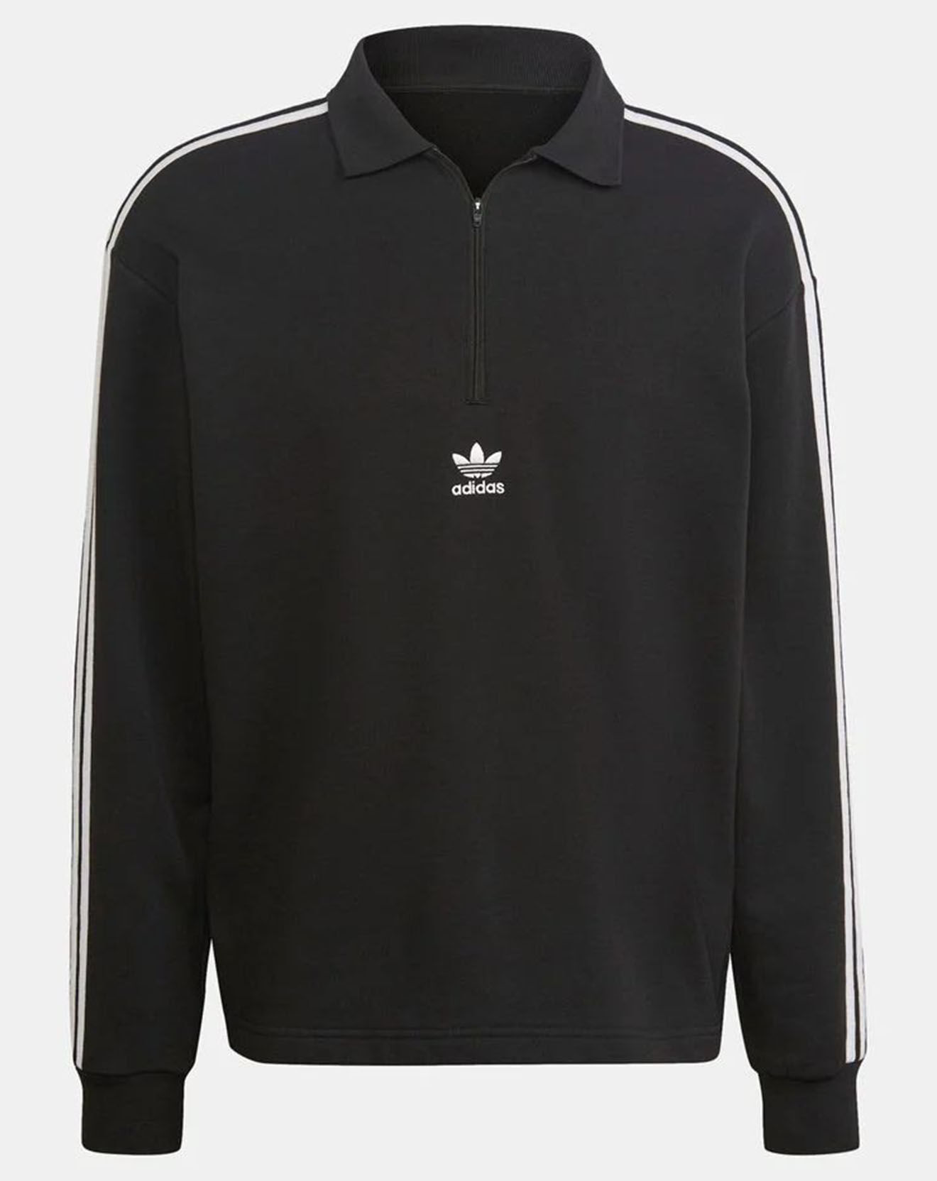 Adidas Polo ample zippé noir