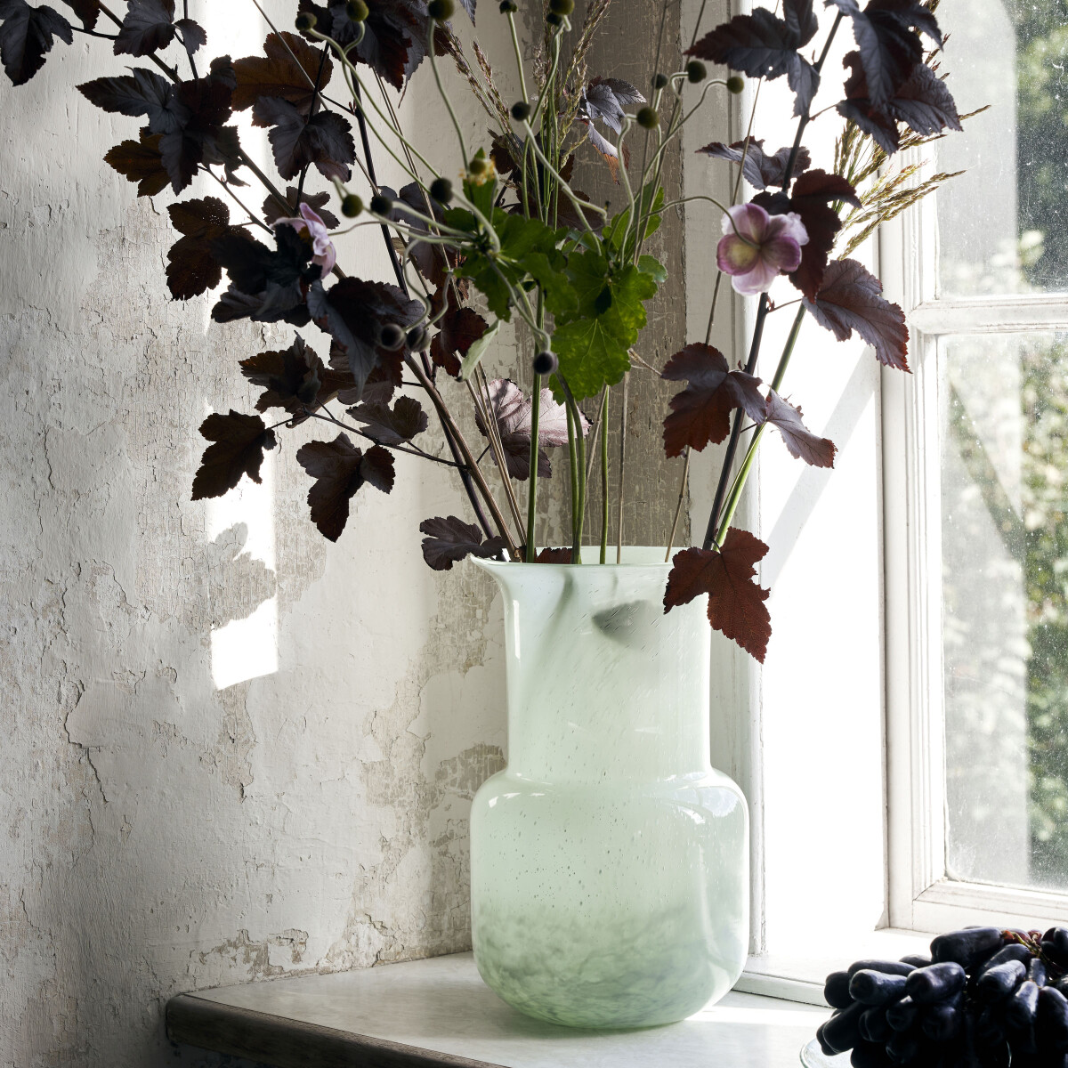 House Doctor - Vase - Mint - Glas - Grøn - 29 CM