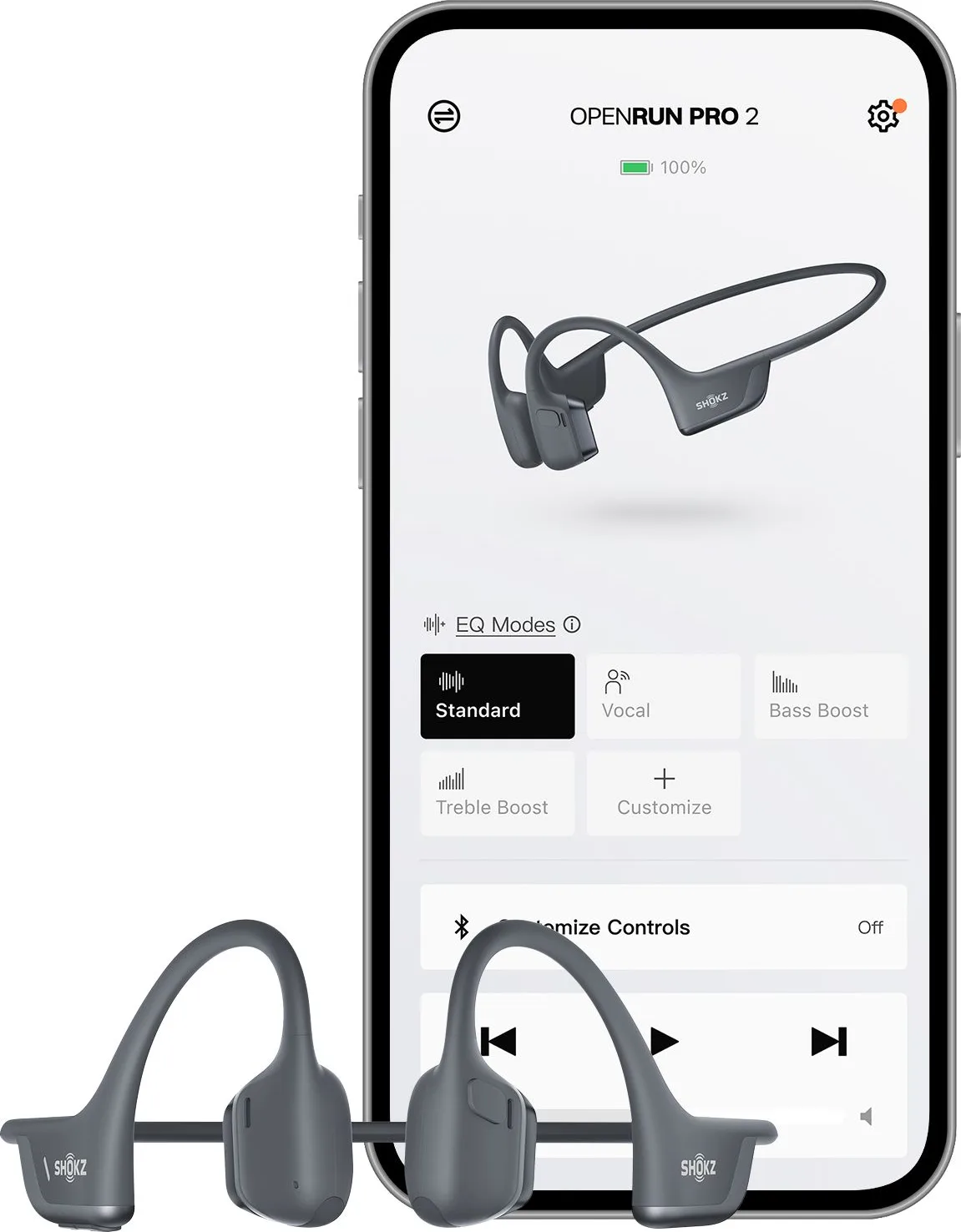 Shokz Open Run Pro 2 Noir Écouteurs Bluetooth