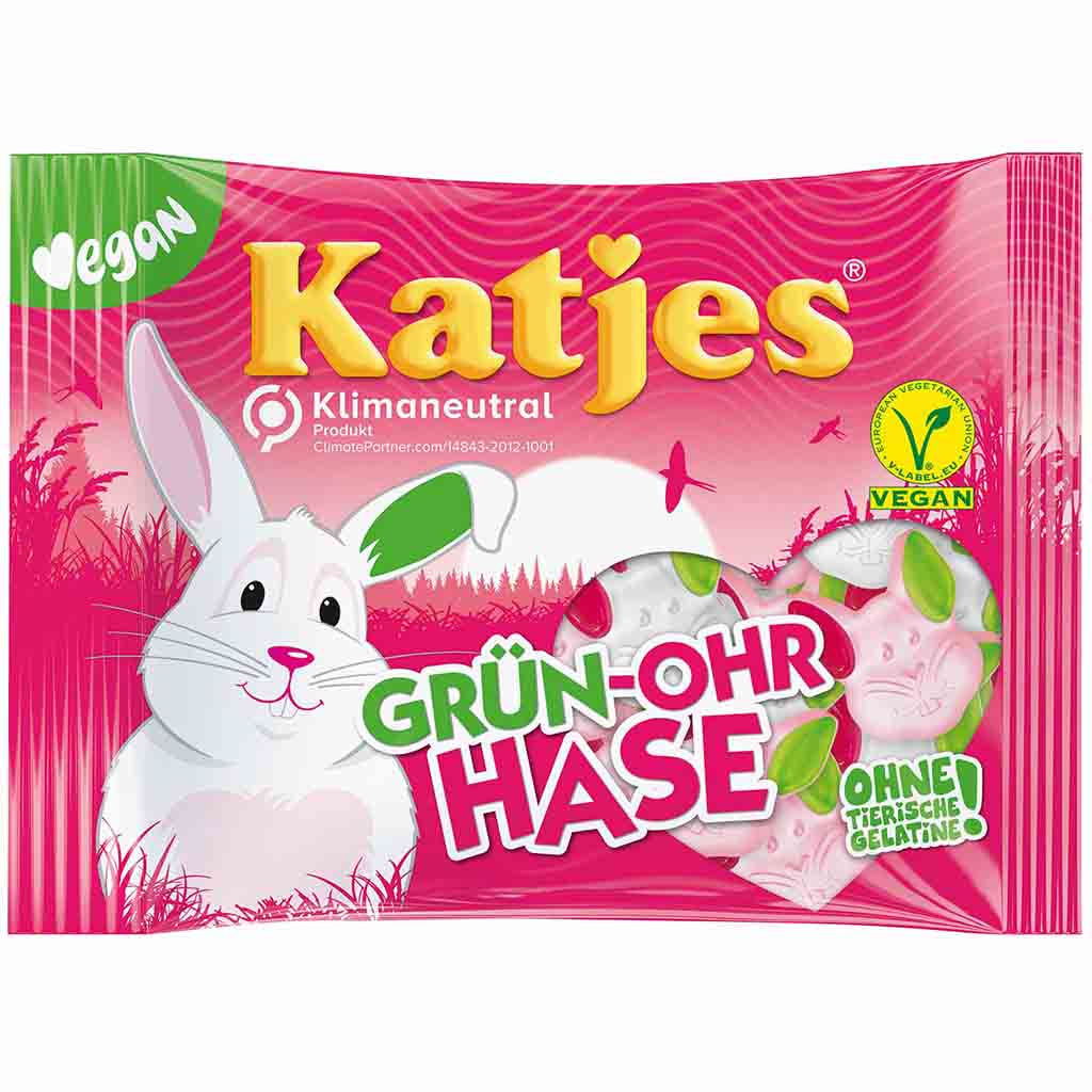 Katjes Fruchtgummi Grün-Ohr Hase 175g MHD:30.1.26