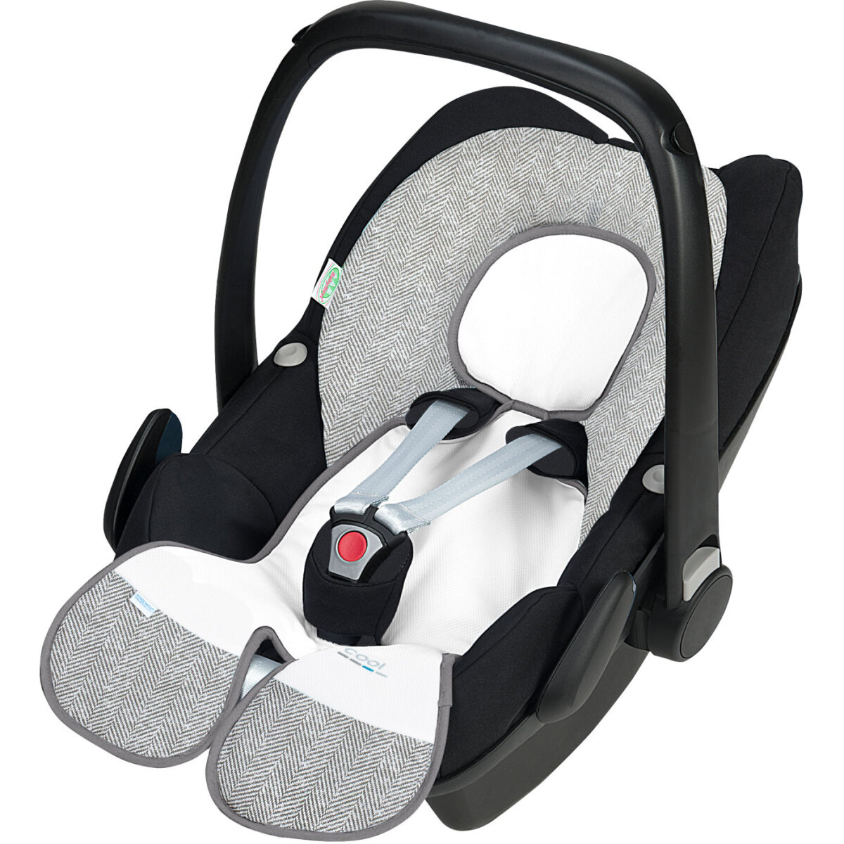 Odenwälder BabyNest Odenwälder Babycool-Auflage new woven für Schalensitz Gruppe 0