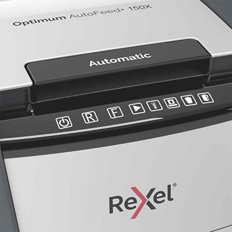 Rexel Destructeur Optimum coupe croisée Auto+ 150X