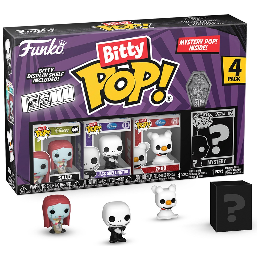 POP! Vinyl: Bitty POP The Nightmare Before Christmas Sally 4er-Pack Sortiment
