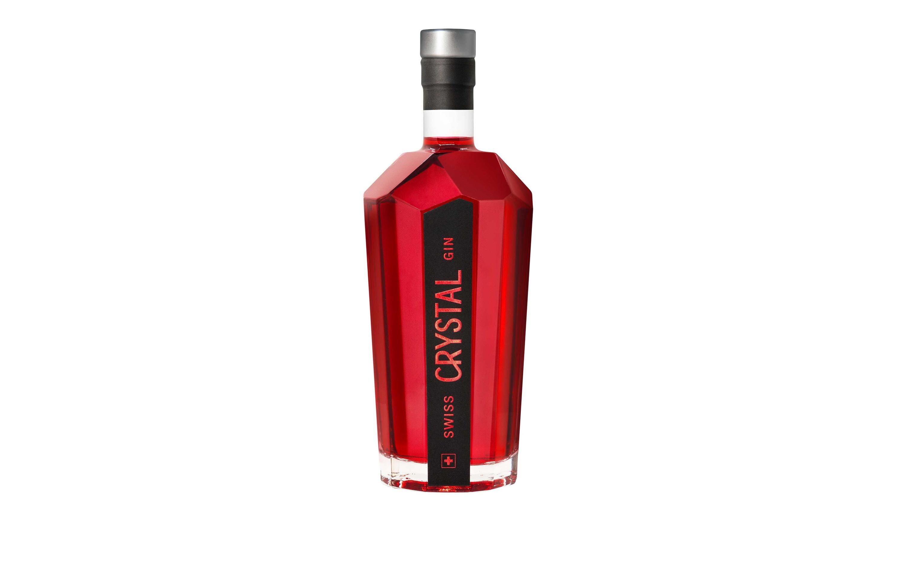 Swiss Crystal Gin Red 0.7 lBeerige Wacholder-Spirituose