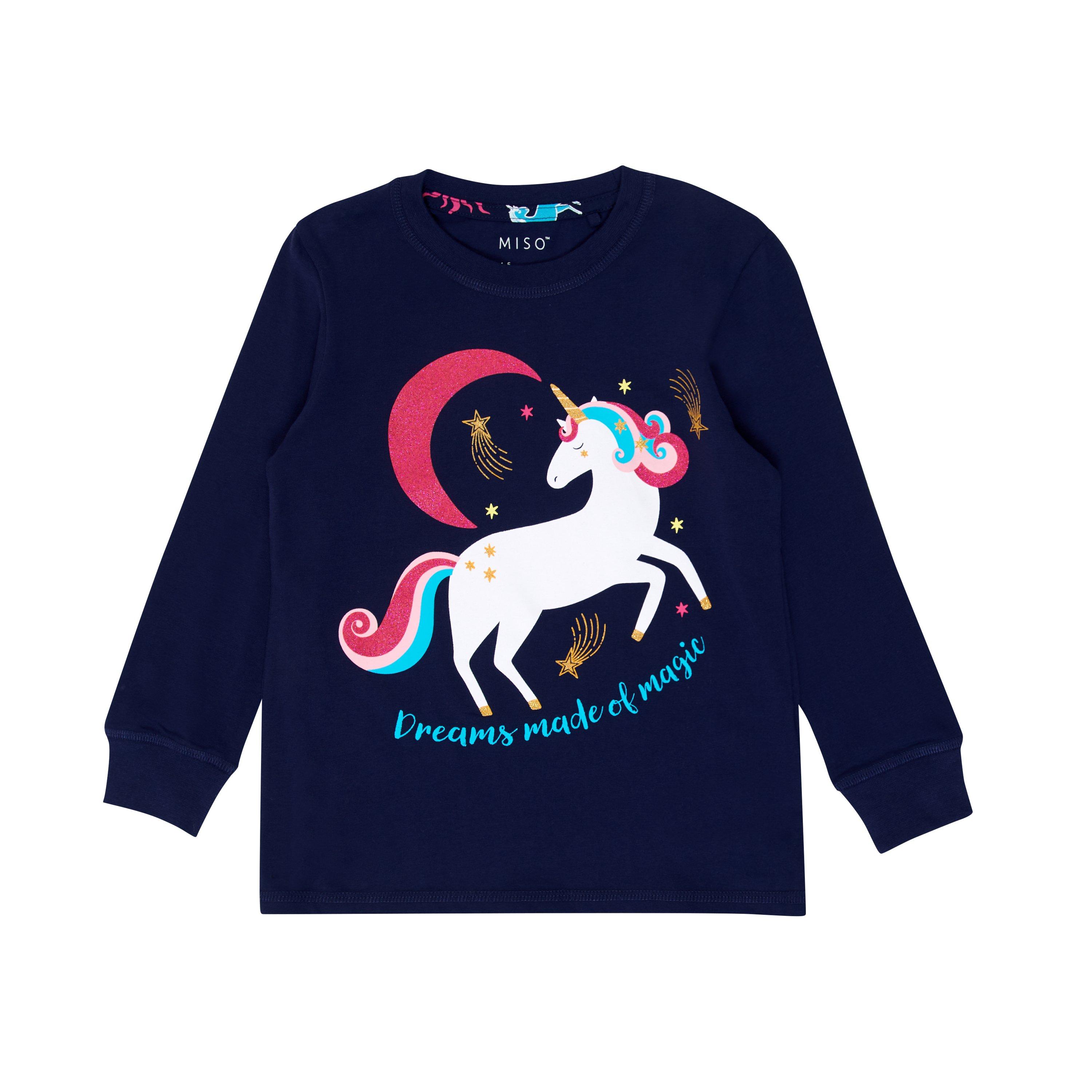 Miso Kids Girls Unicorn Pyjama Set