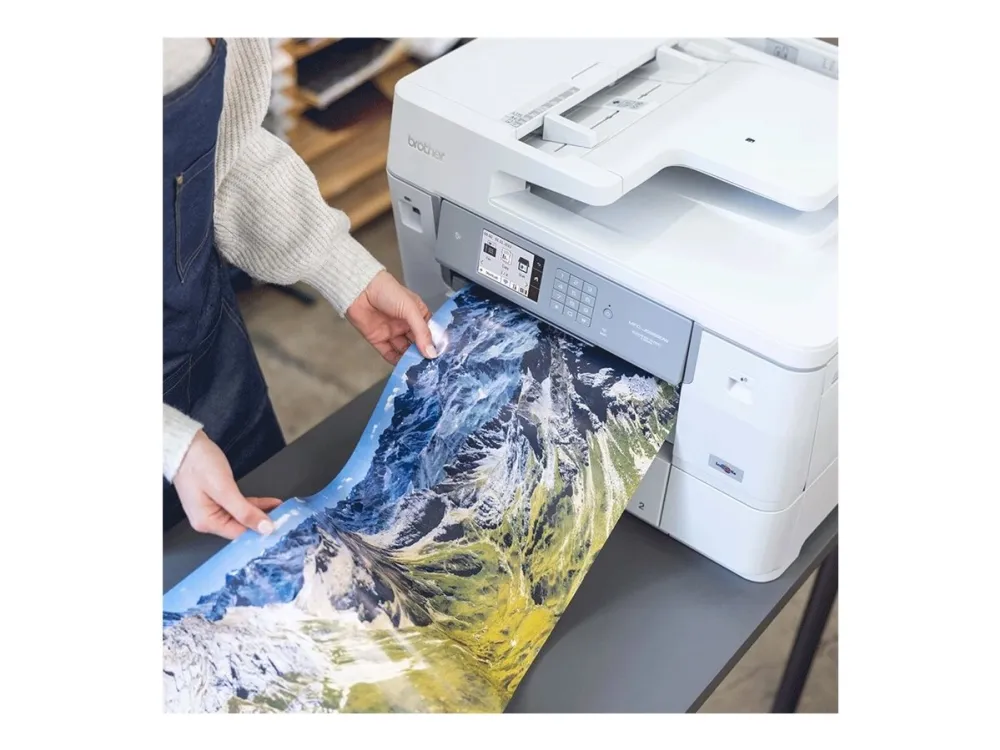 Brother MFC-J6959DW - Multifunktionsprinter - farve - blækprinter - A3/Ledger (medie) - op til 25 spm (kopiering) - op til 30 spm (udskriver) - 850 ark - 33.6 Kbps - USB 2.0, LAN, USB 2.0 vært, NFC, Wi-Fi(n)