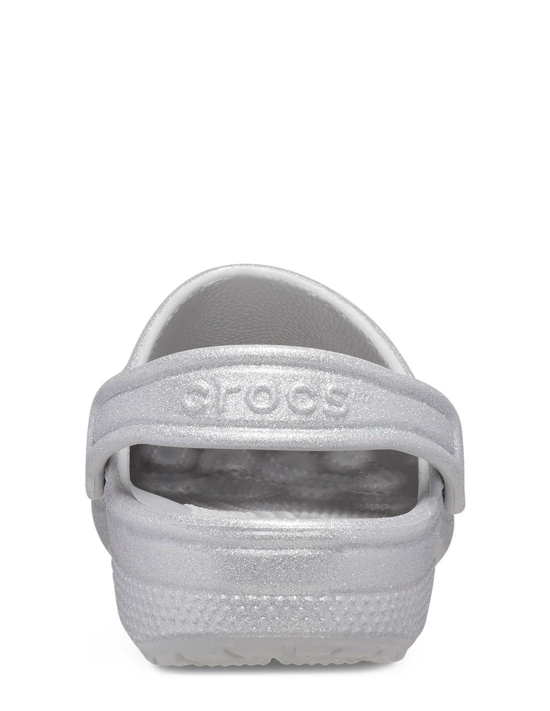 crocs Sabots Femme Enfant Classic Glitter Clog K Silglt Gris