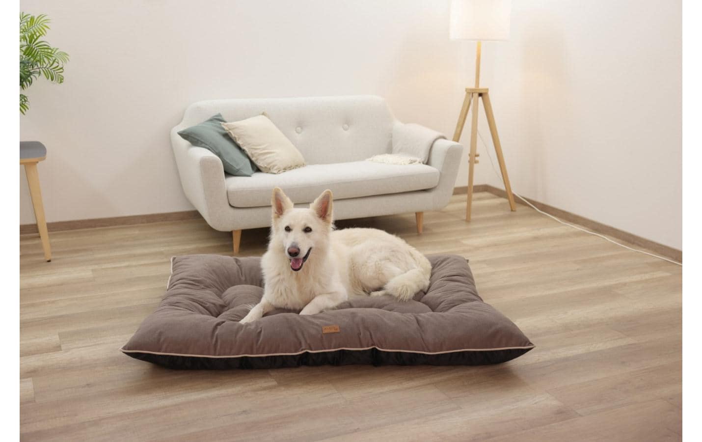 Hunde-Liegematte Benno L, BraunKuscheliges Liegebett für Hunde