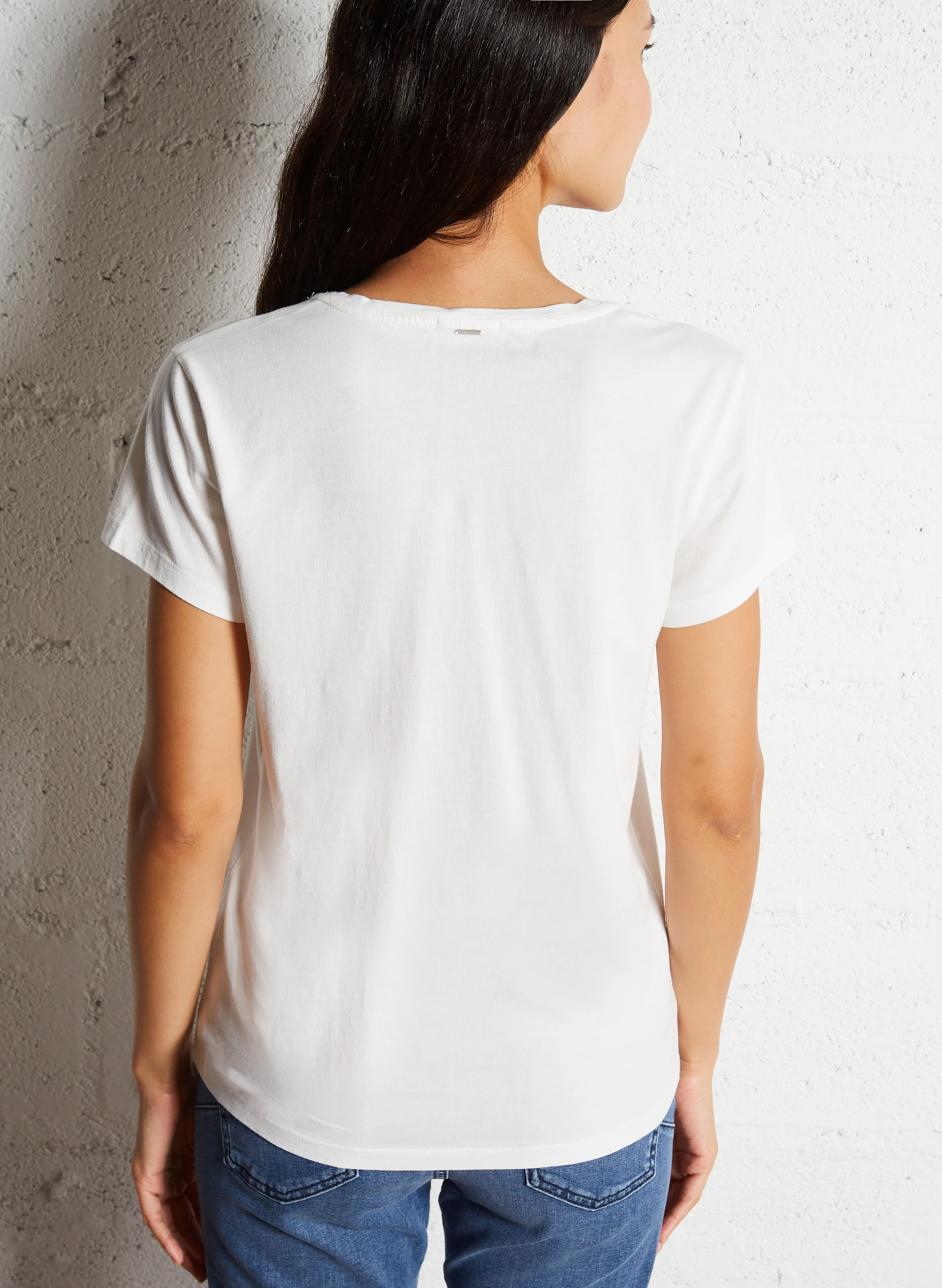 Tee-shirt imprimé en coton | Blanc