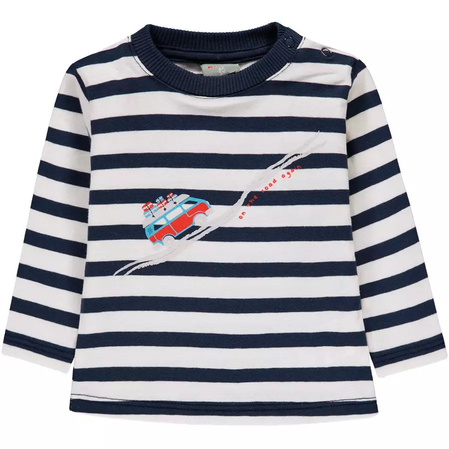KANZ Boys Langarmshirt, yd stripe|multicolored