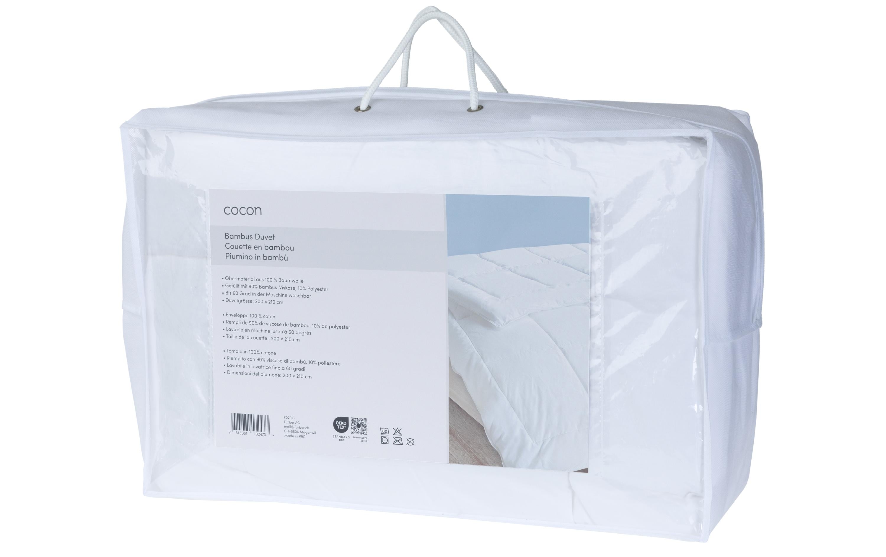 Duvet Bambus, 200 x 210 cmBettdecke