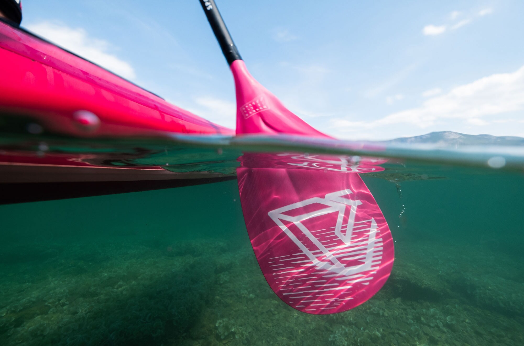 Aqua Marina SPORTS III CORAL Stand Up Board , SUP-Paddle Aluminium 3-teiliges Paddel verstellbar