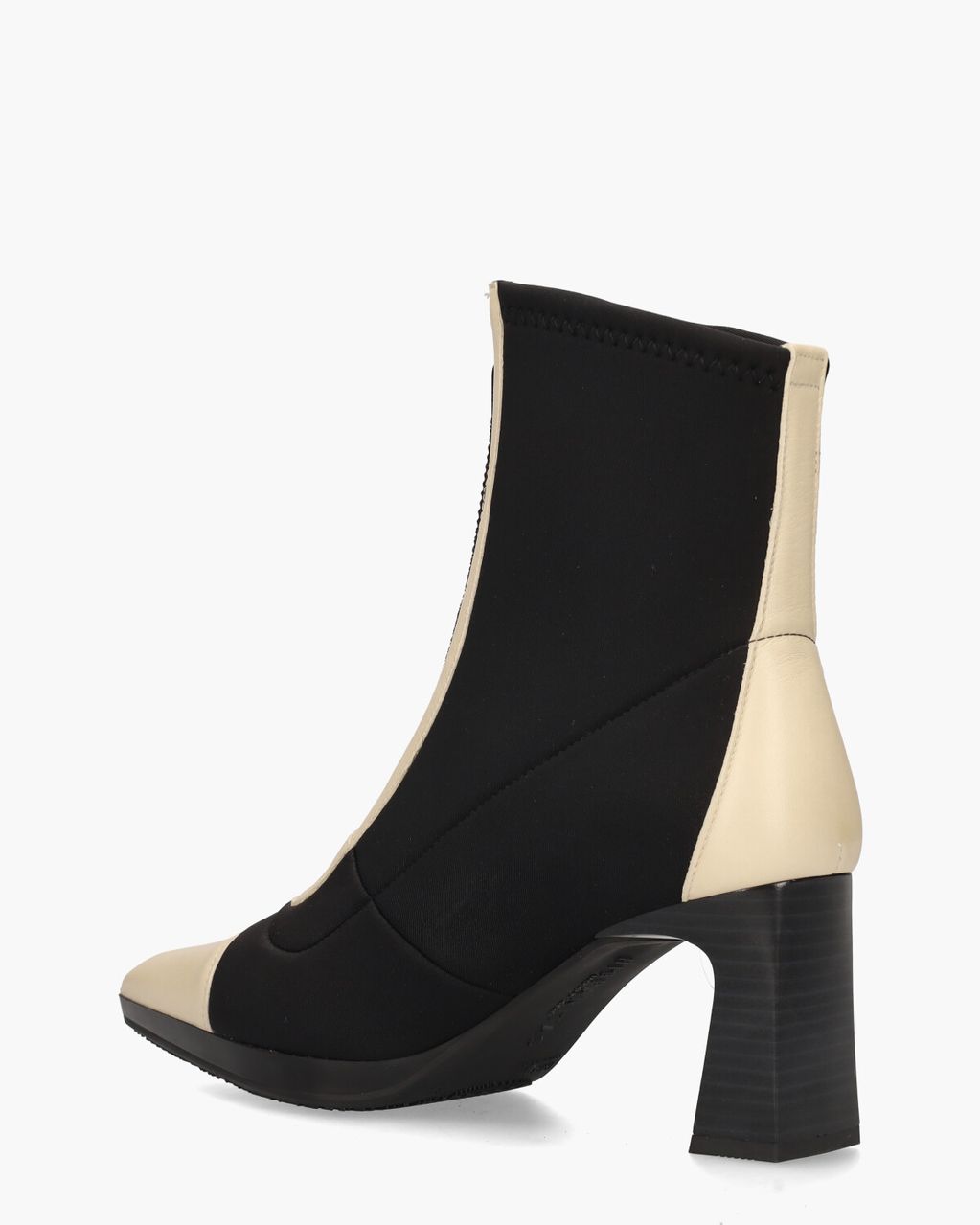 Hispanitas HI243714 Zwart/Off-White Dames Enkelboots