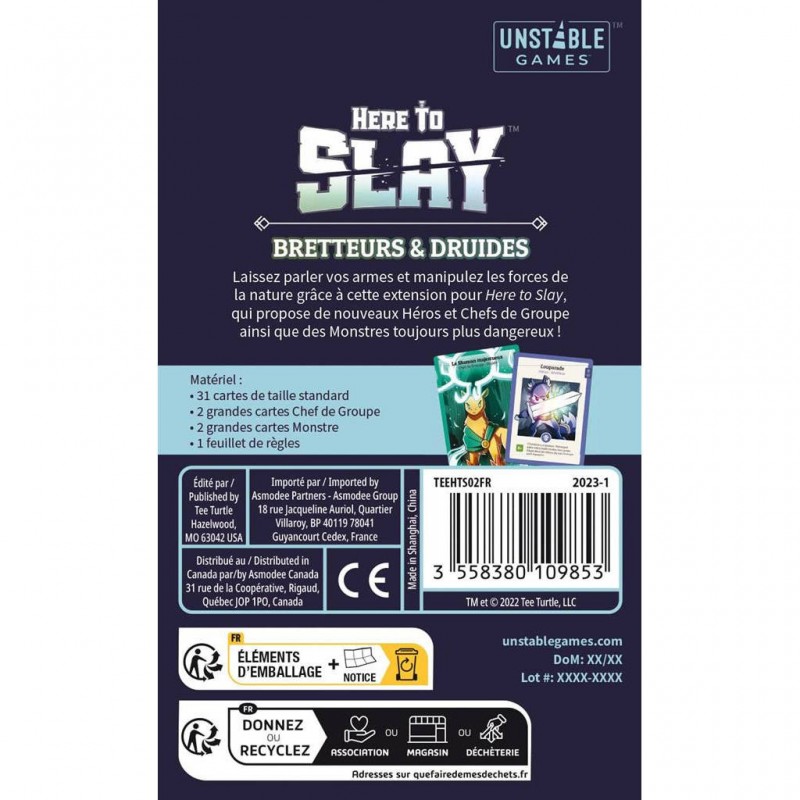 Here to Slay : Bretteurs et Druides - Extension