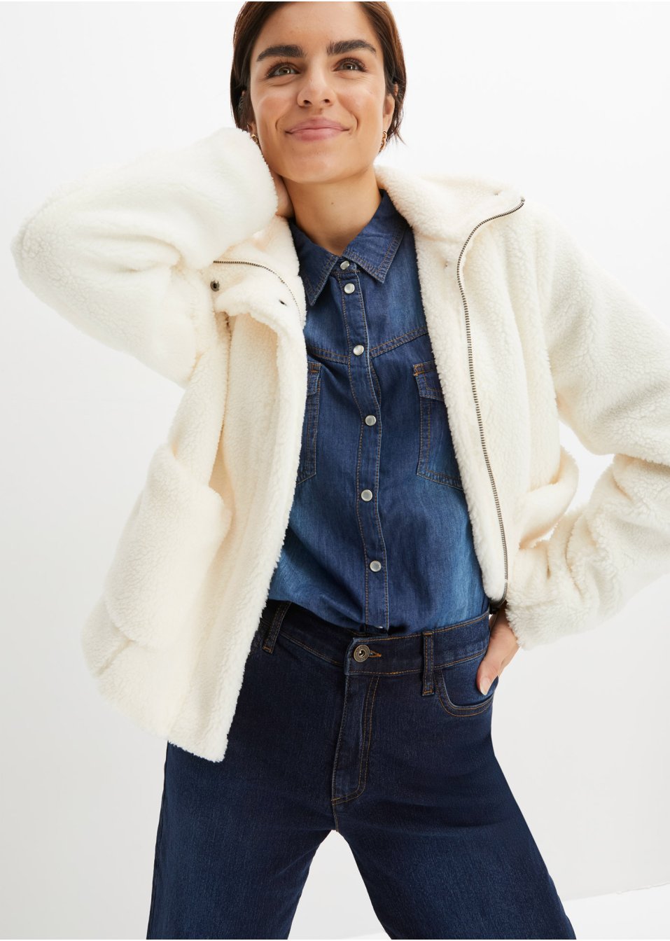 Veste en peluche