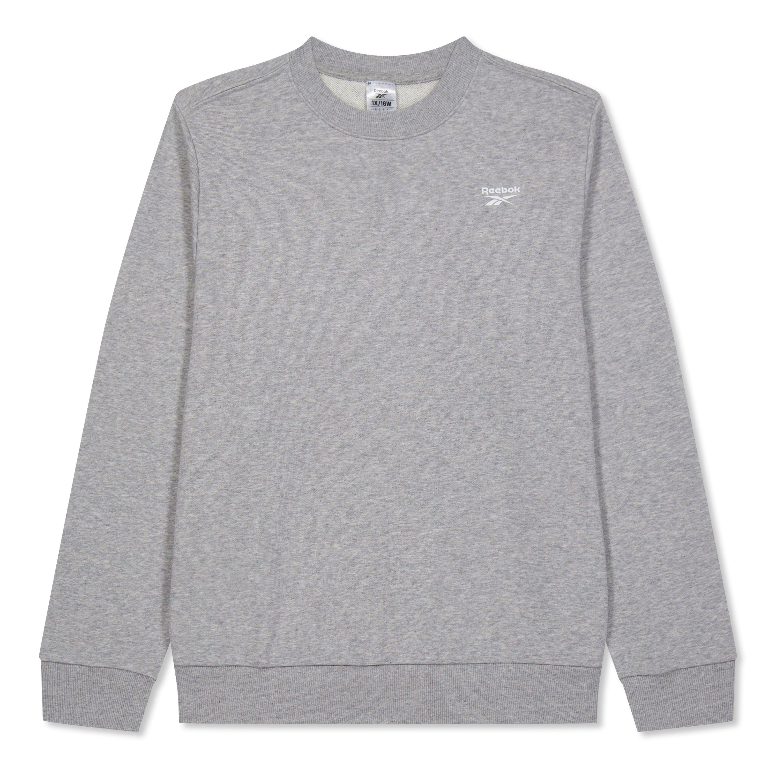Reebok Identity Small Logo French Terry Crew Sweat Sweatshirt Womens