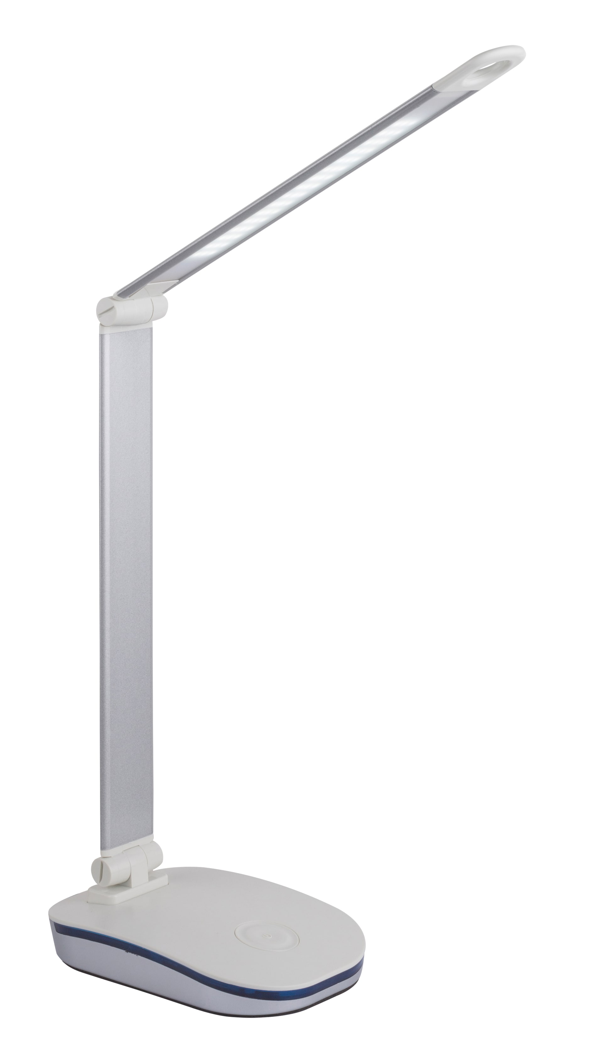 GLOBO LED Schreibtischlampe TALISA 3-teilig silberfarbig