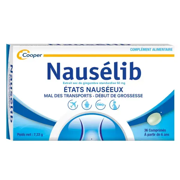 Nauselib 36 comprimidos