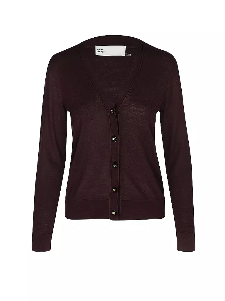 TORY BURCH Cardigan SIMONE beere